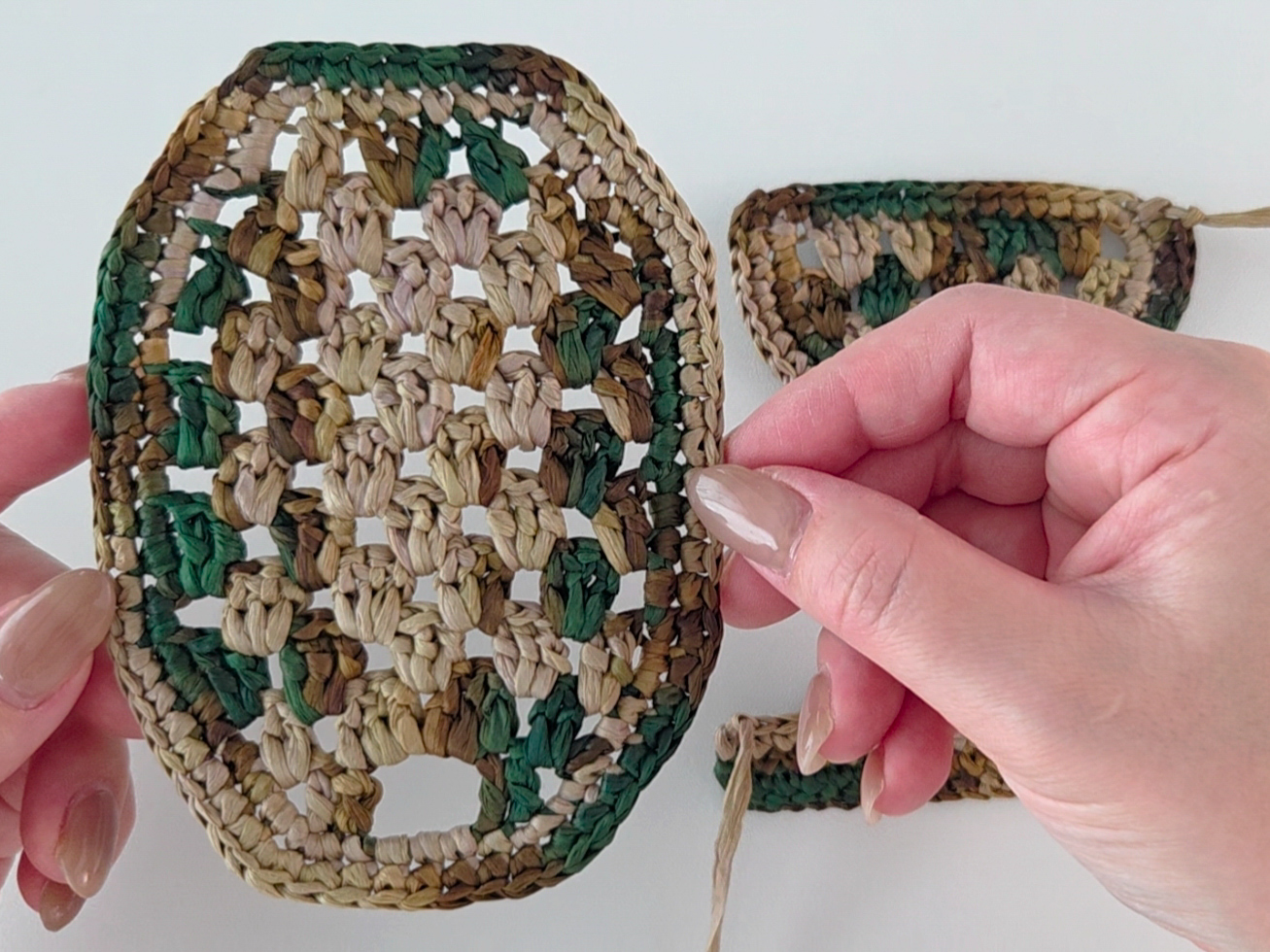 ハーフムーンポーチの編み方│イヤホンケース【編み図付き】の紹介画像3