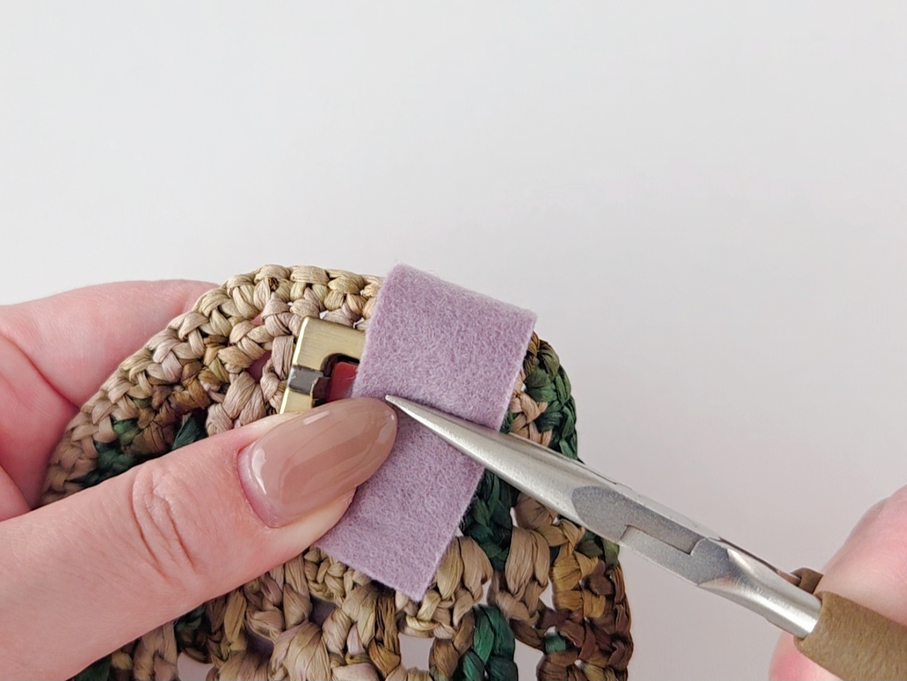 ハーフムーンポーチの編み方│イヤホンケース【編み図付き】の紹介画像5