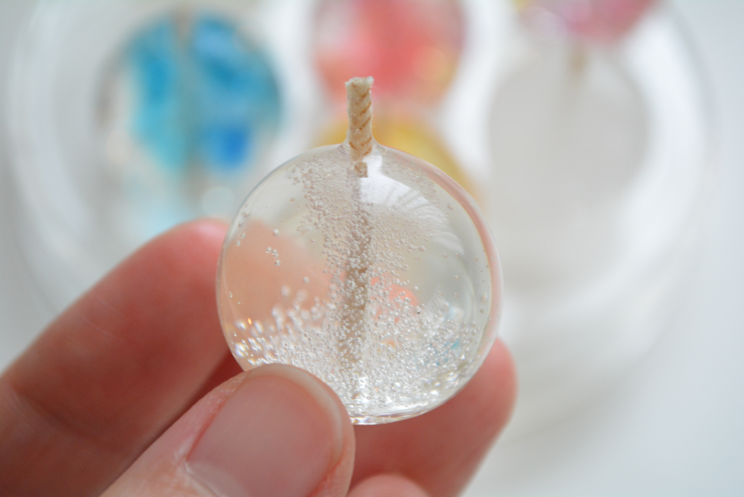 2種のオーロラドロップ&バブルキャンドルの作り方の紹介画像3