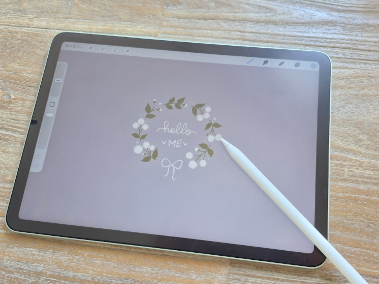 今日から使える！はじめてのProcreateイラスト〜大人可愛いお花のリースを作ろう〜の紹介画像2