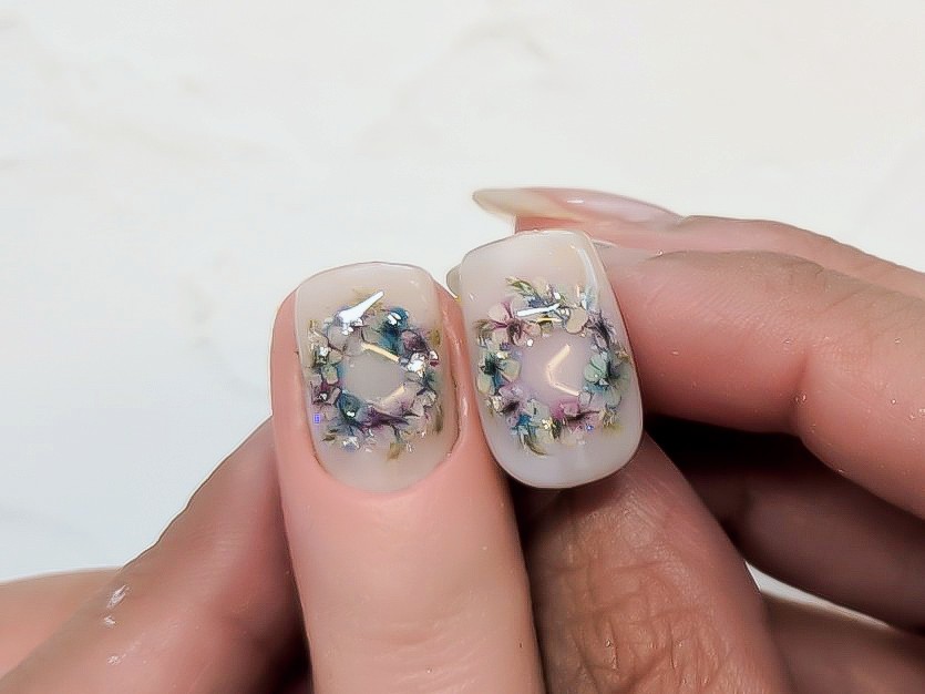 【失敗しない】繊細でかわいい紫陽花リースの作り方の紹介画像2