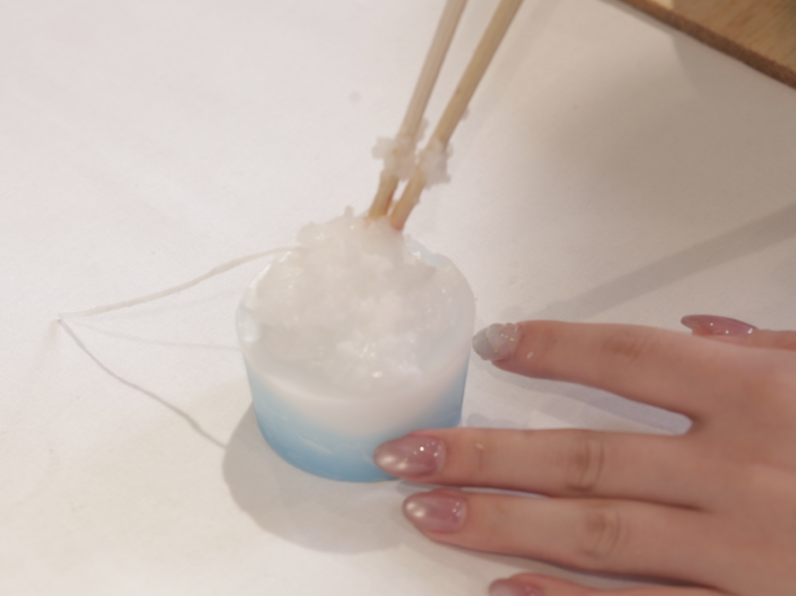 「ほぼ100円ショップで揃う！」かき氷キャンドルの作り方の紹介画像5