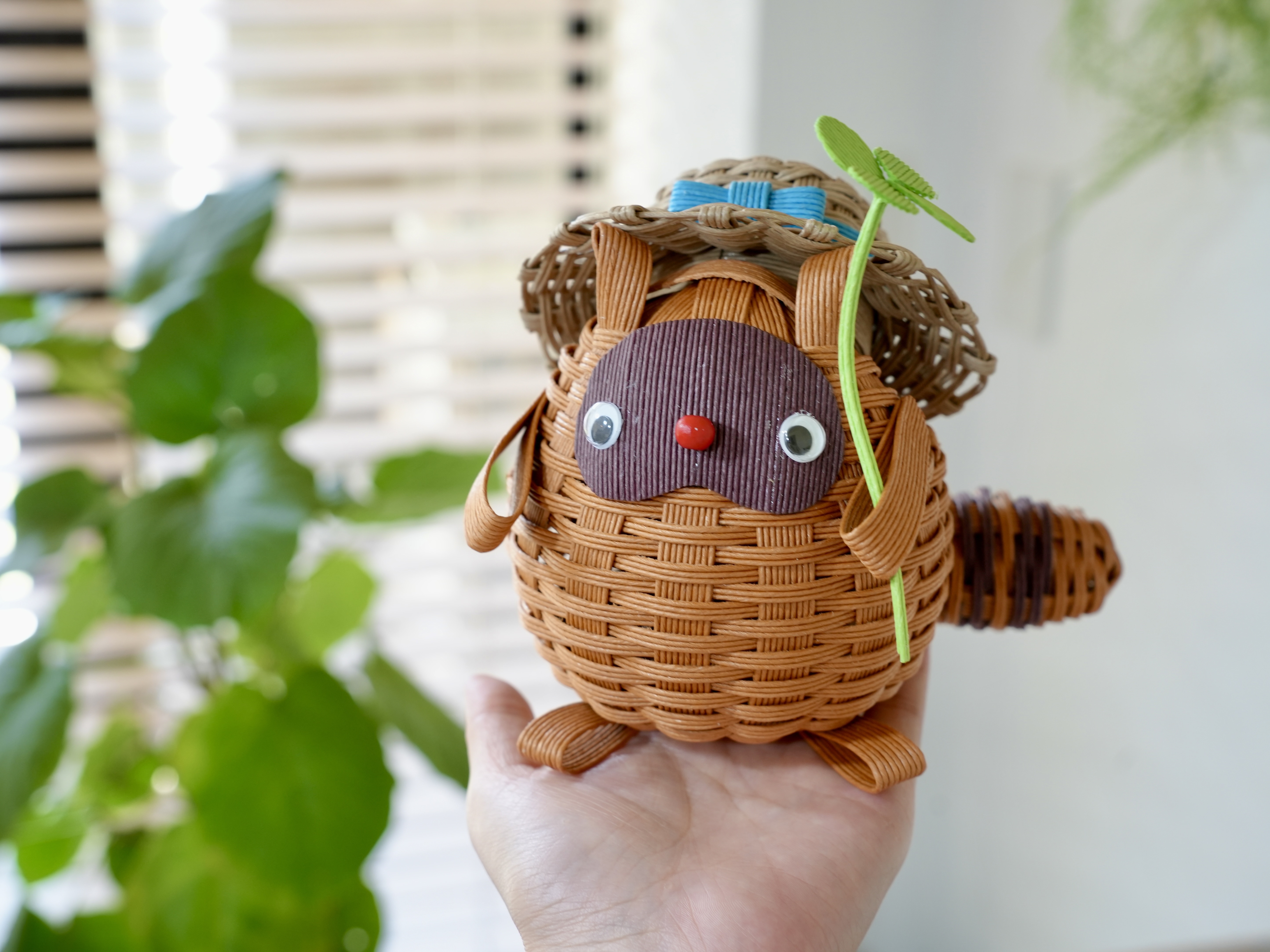 紙バンドでつくる ハッピーあにまるバスケットの紹介画像2