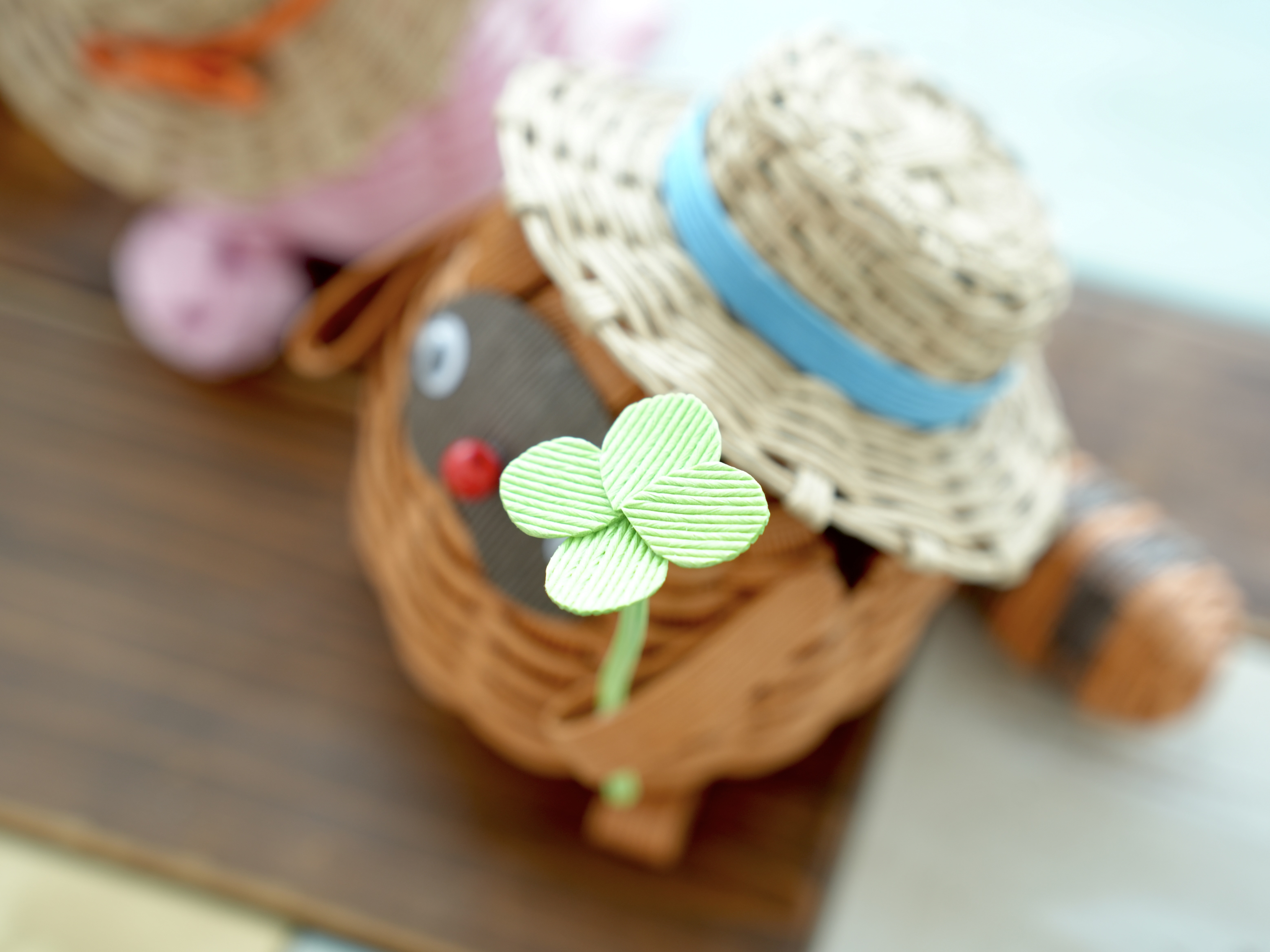 紙バンドでつくる ハッピーあにまるバスケットの紹介画像3