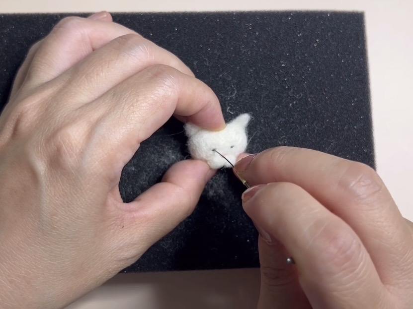 しろねこカラビナチャームの作り方の紹介画像3