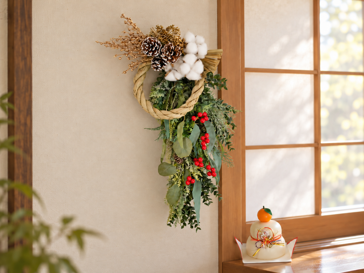 100均造花で作るリース講座【クリスマス馬蹄リース】 ※質問・添削サポートなしの紹介画像5