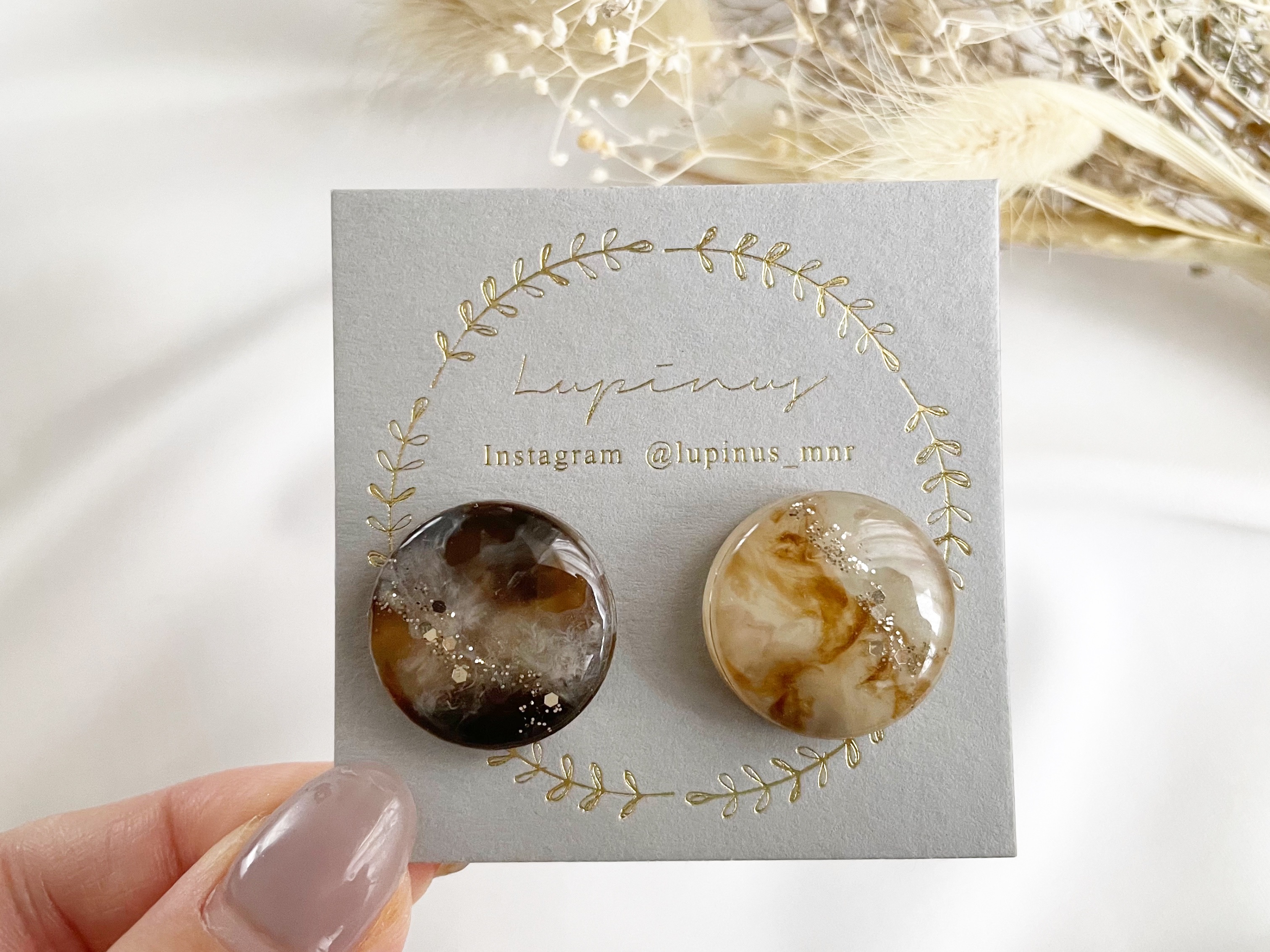 ニュアンス大理石の作り方【レジンaccessory】の紹介画像2