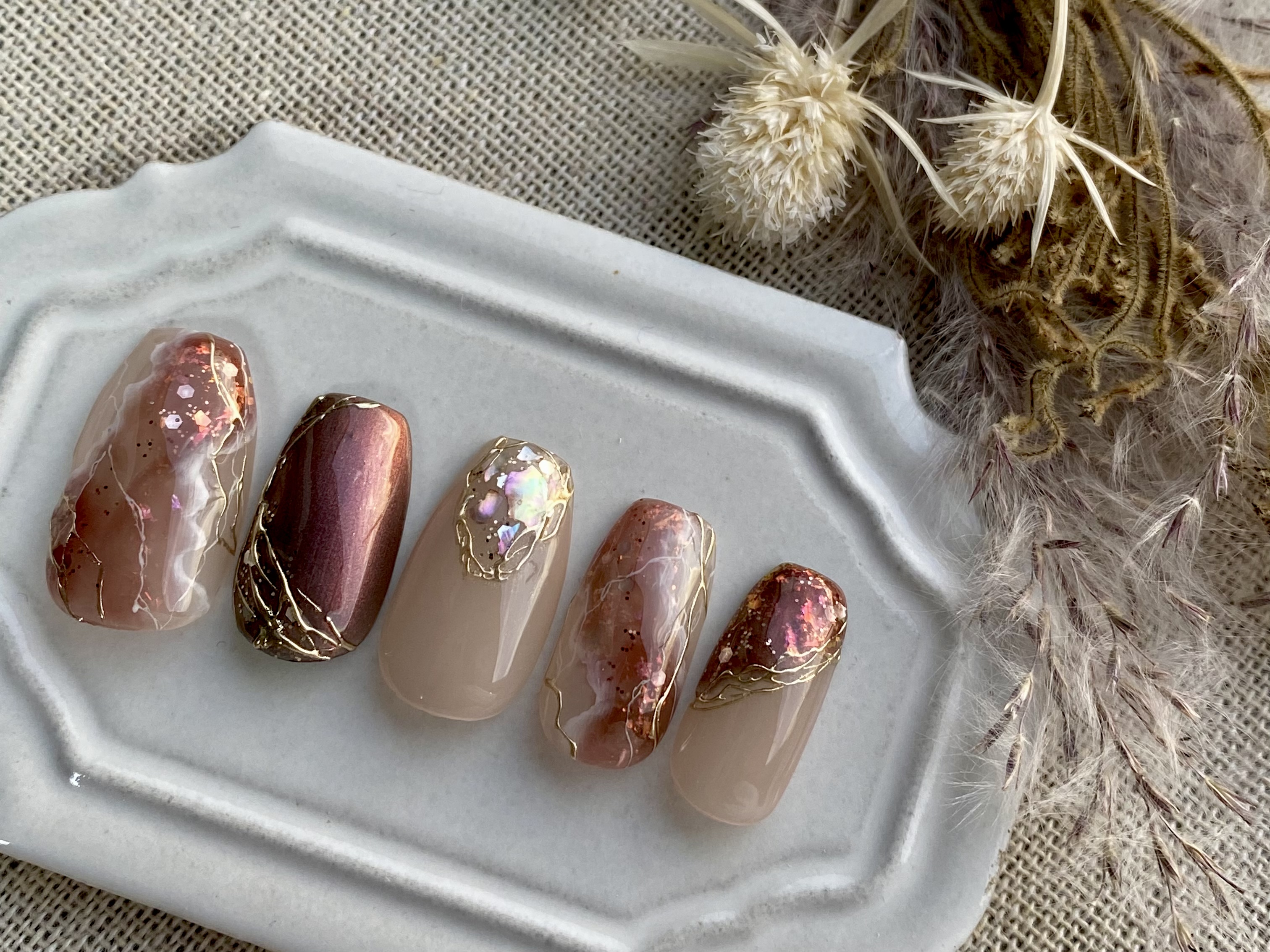 中からキラキラ✨基本の波アートのやり方の紹介画像1