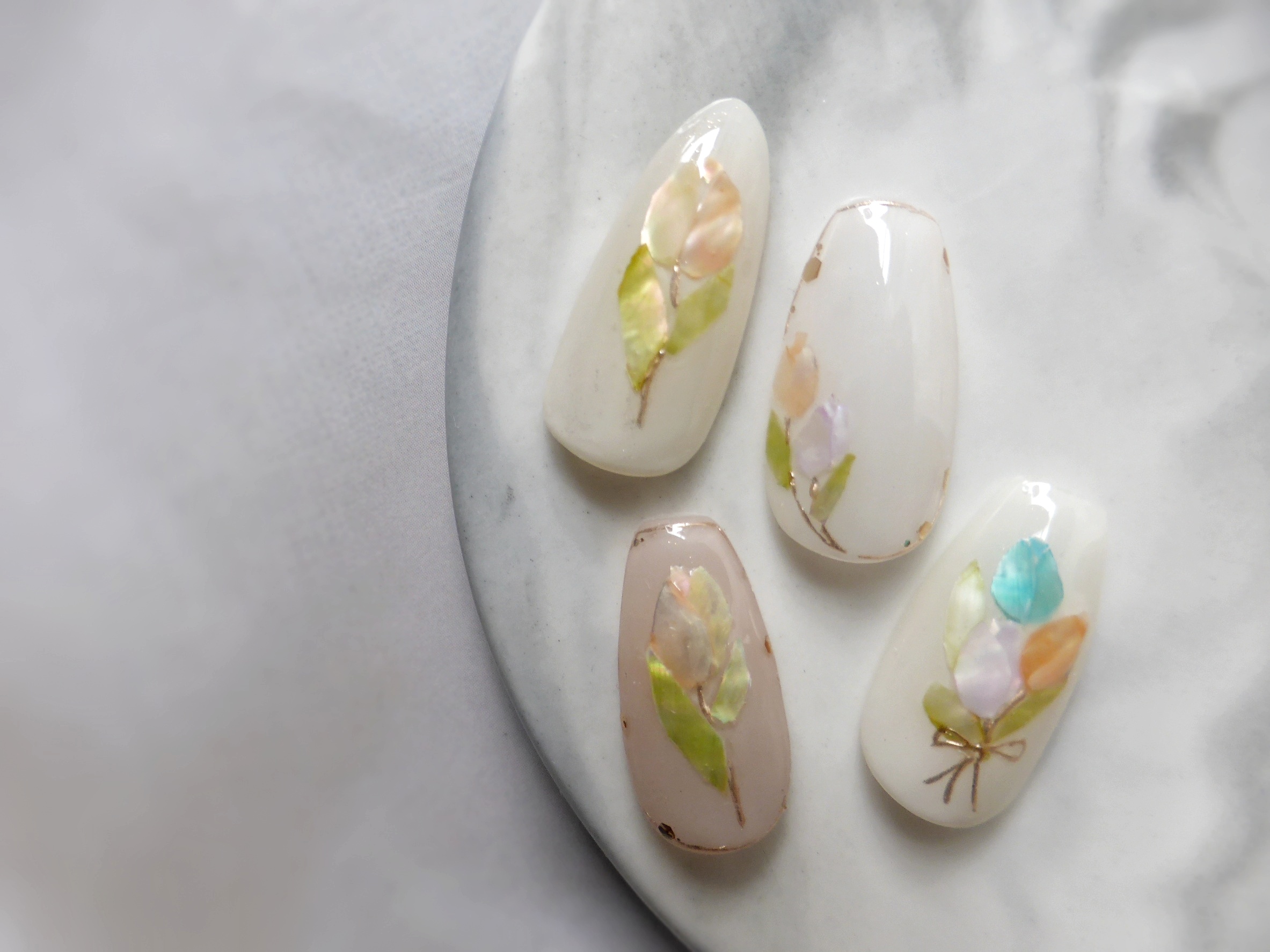 ふんわり♡シェルで作るチューリップ〜Shell Tulip🌷の紹介画像1