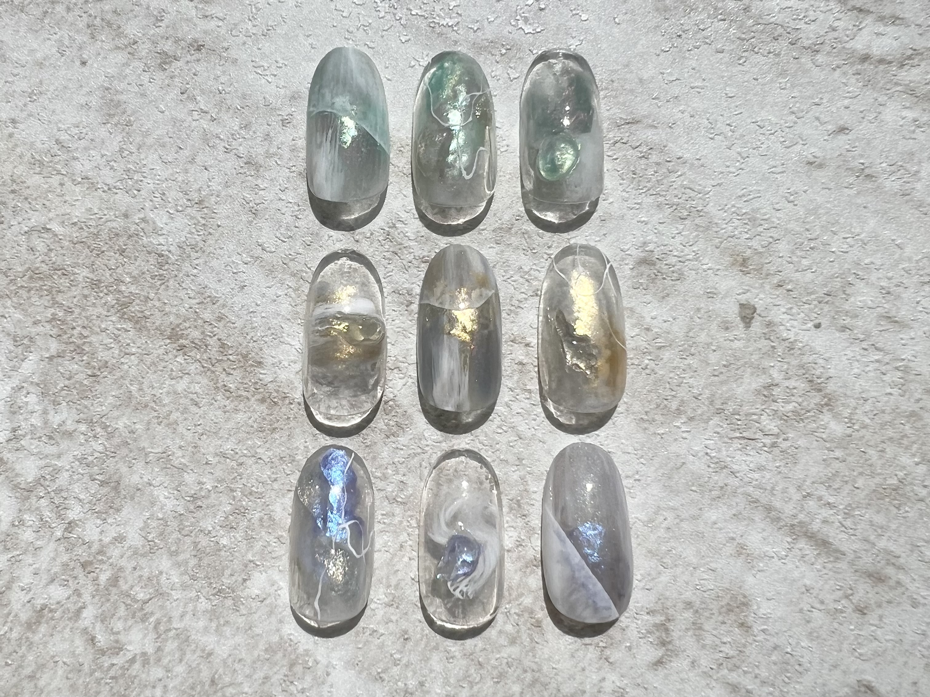 奥行き輝く水彩デザインのやり方𓂃𓈒𓏸 Water Artの紹介画像2