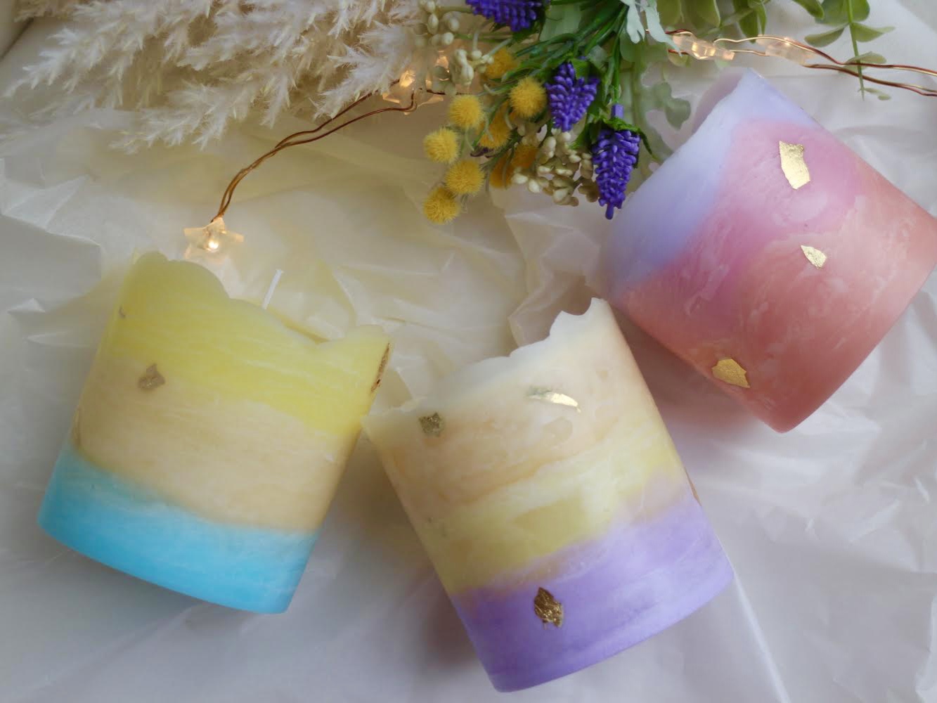 パステルレイヤーキャンドルの作り方の紹介画像1