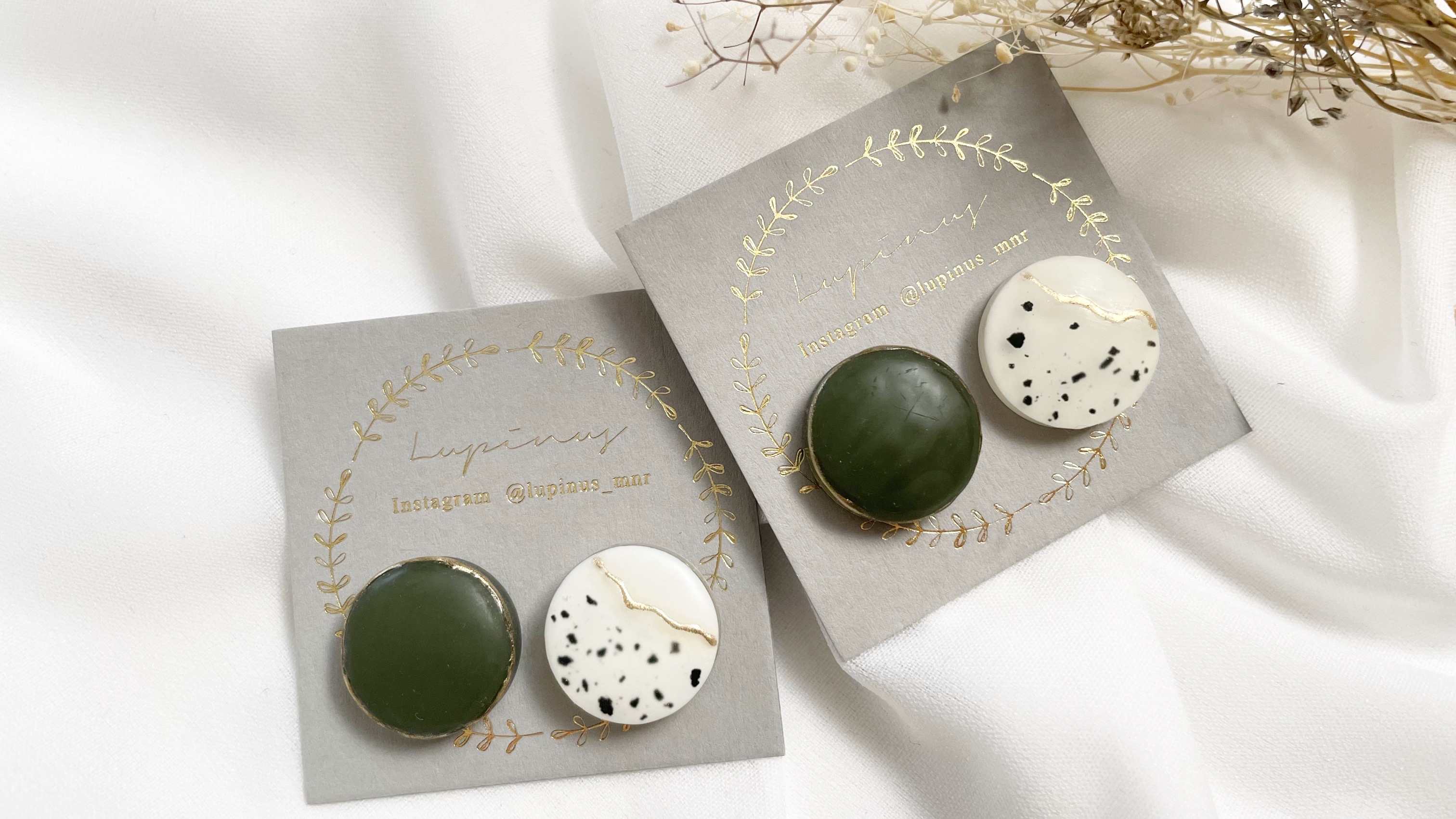 【レジン】塗るだけ！大人可愛い𓍯マット×ダルメシアン柄の作り方の紹介画像2