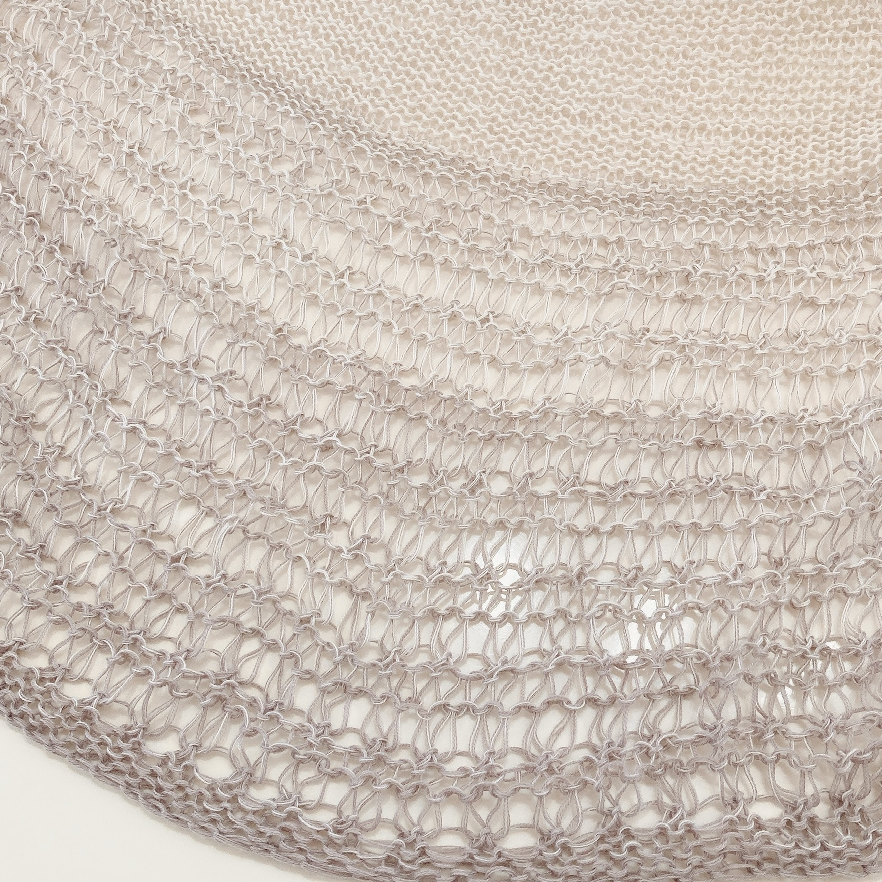 レースショール(Champagne shawl)の編み方の紹介画像8