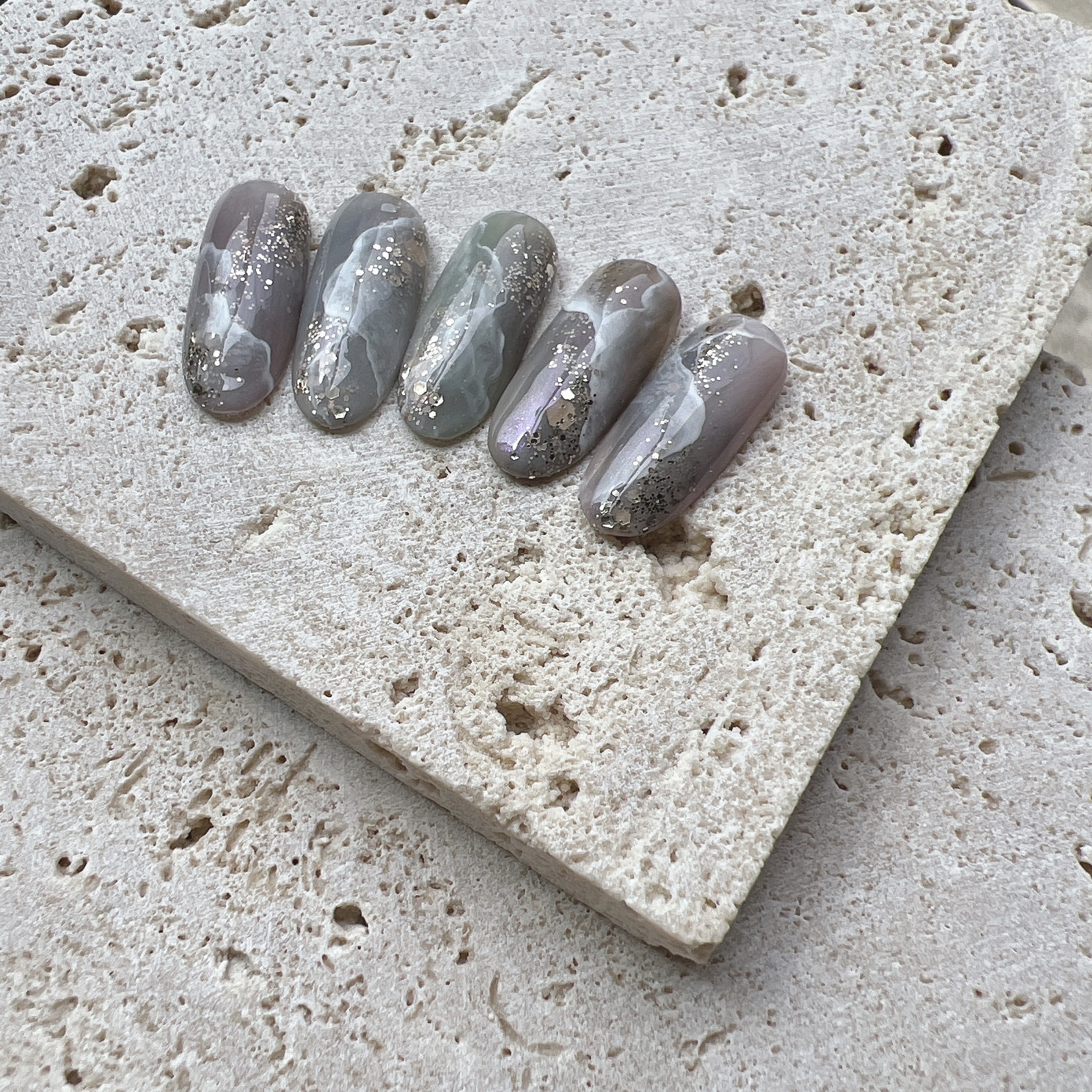 トレンド感もUP!!奥行き大理石Artのやり方𓍯の紹介画像1