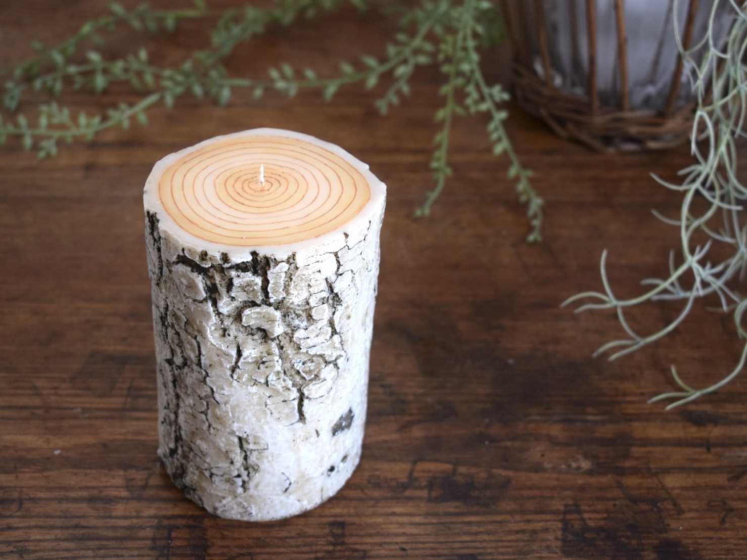 丸太キャンドルWHITEの作り方［How to make LOG CANDLE WHITE］の紹介画像2
