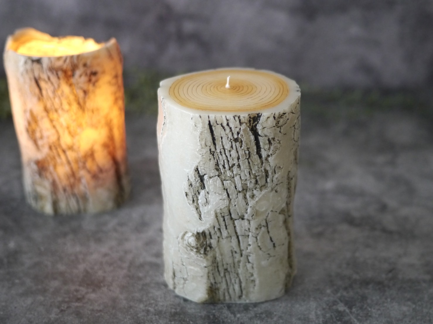 丸太キャンドルWHITEの作り方［How to make LOG CANDLE WHITE］の紹介画像3