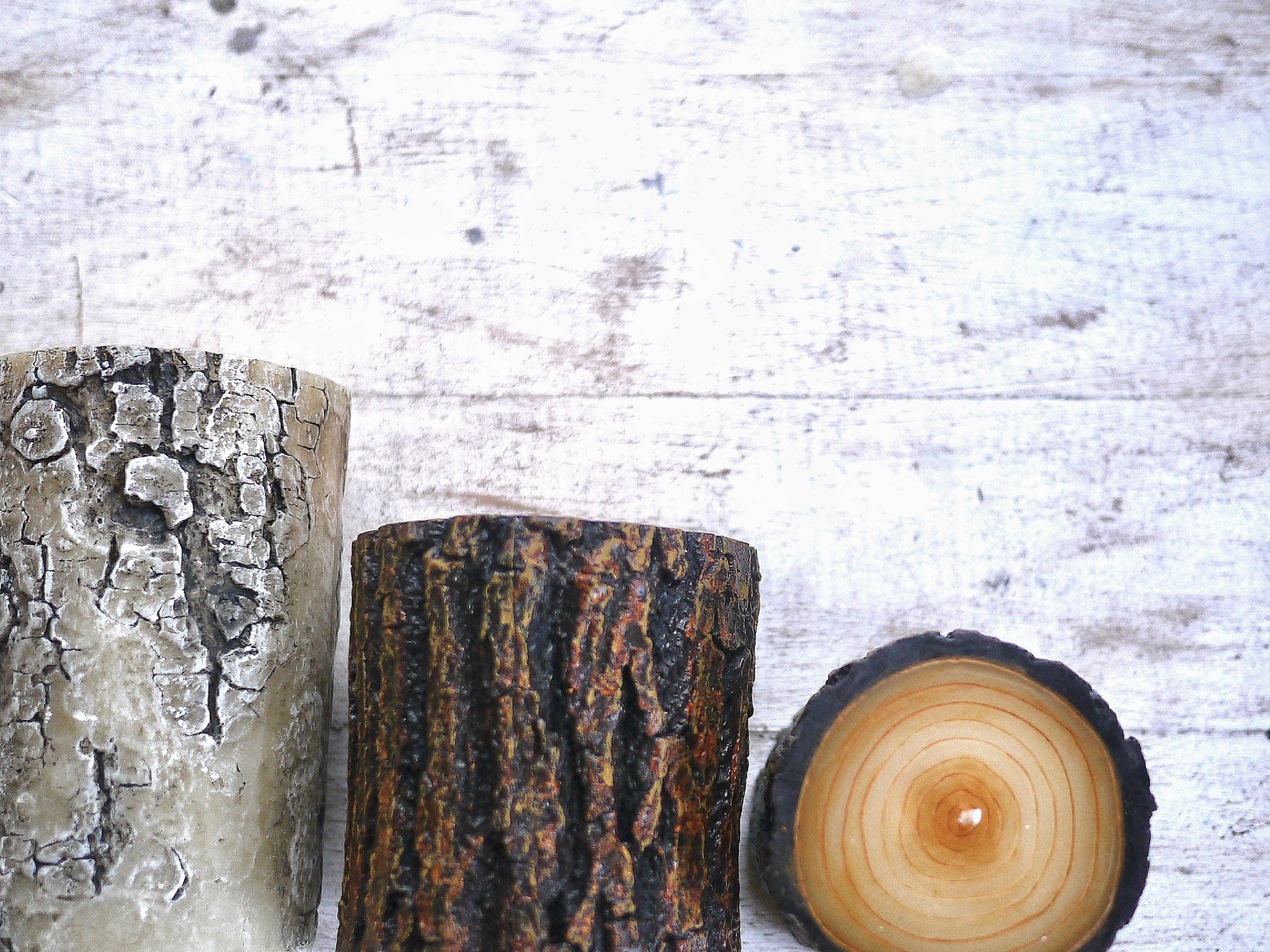 丸太キャンドルの作り方 BROWN & WHITE セット［How to make LOG CANDLE BROWN & WHITE set］の紹介画像5