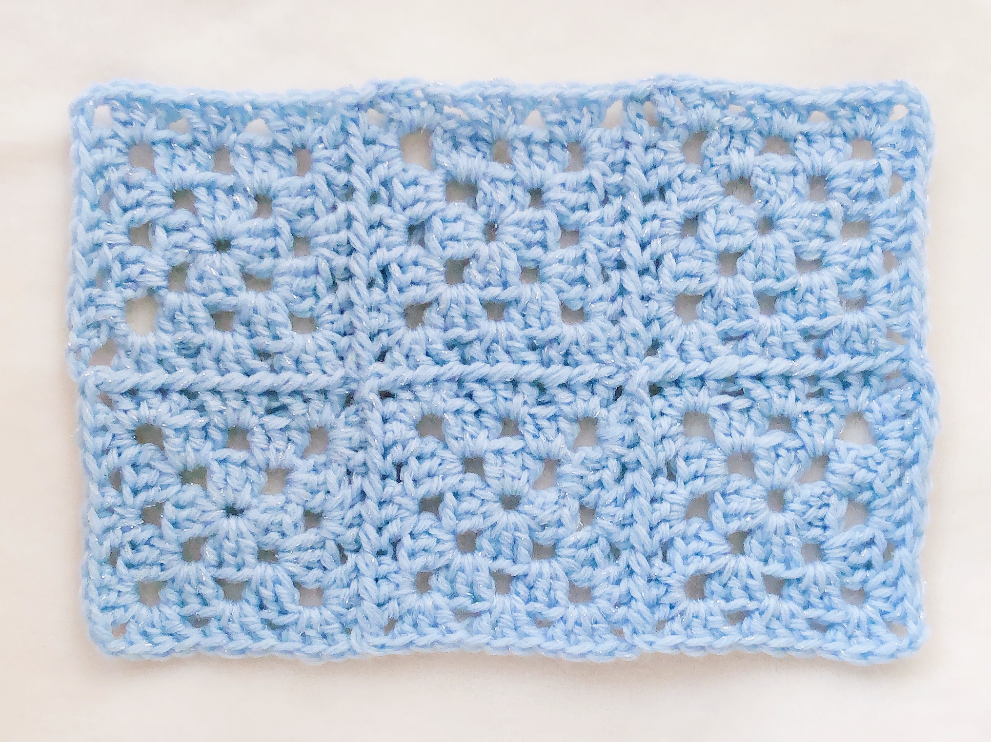 糸始末は１回だけ！無限グラニースクエアモチーフつなぎの編み方の紹介画像2