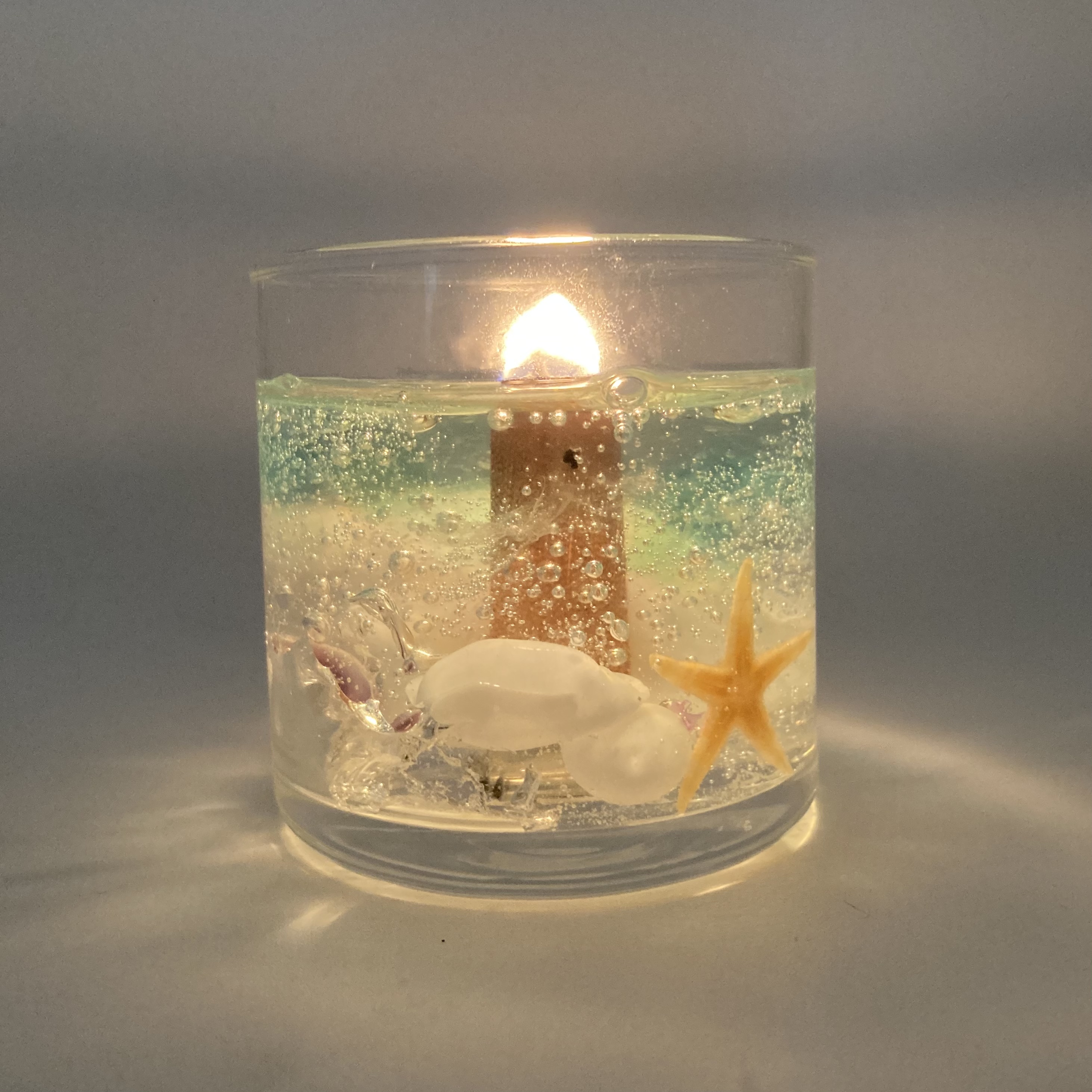 簡単キレイな気泡ジェルキャンドルの作り方の紹介画像1