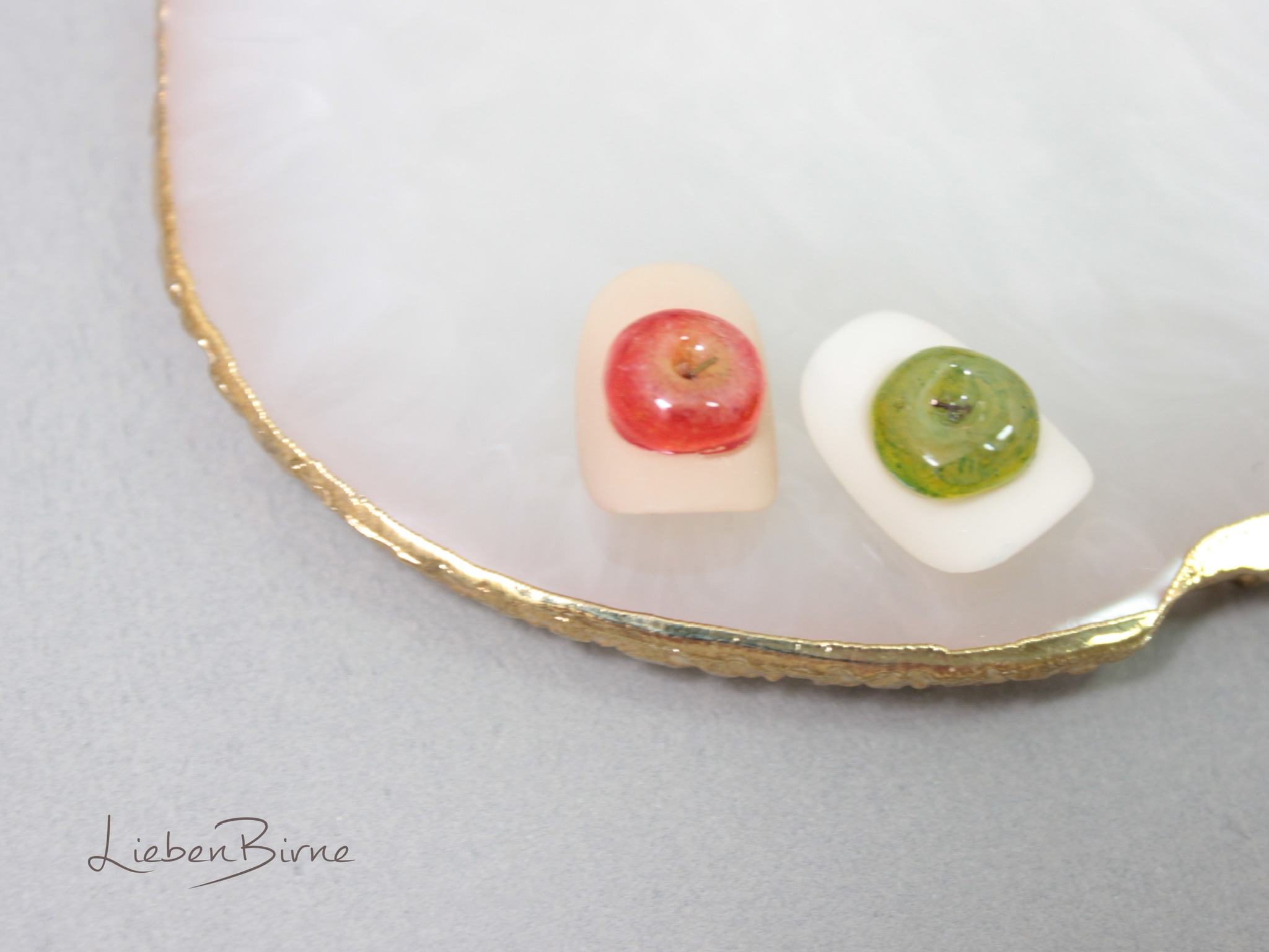 りんごのあたまネイルの作り方の紹介画像4