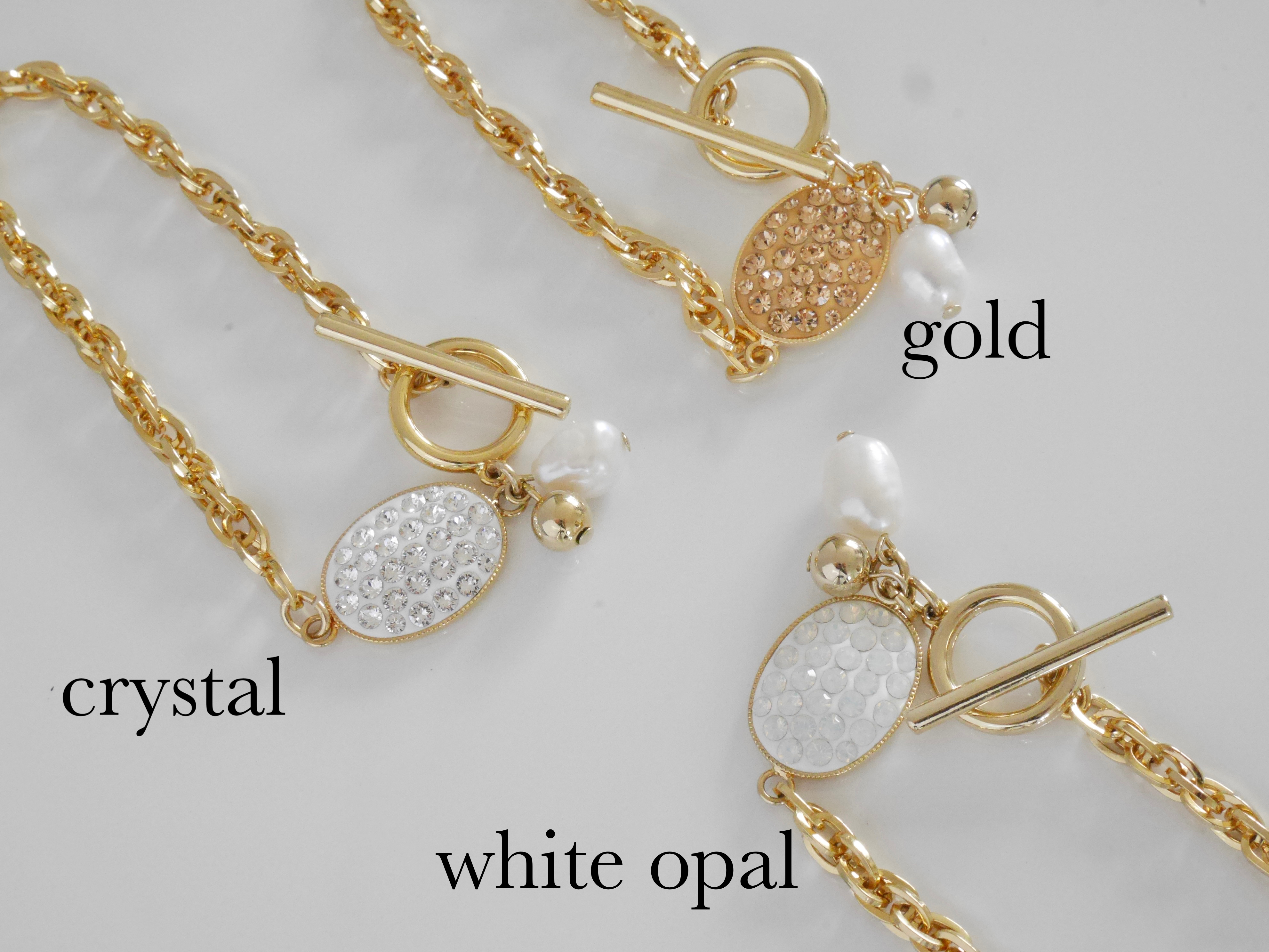 金具の繋げ方も学べる　グルーデコ®︎で作る【オーバル ブレスレット】の紹介画像2