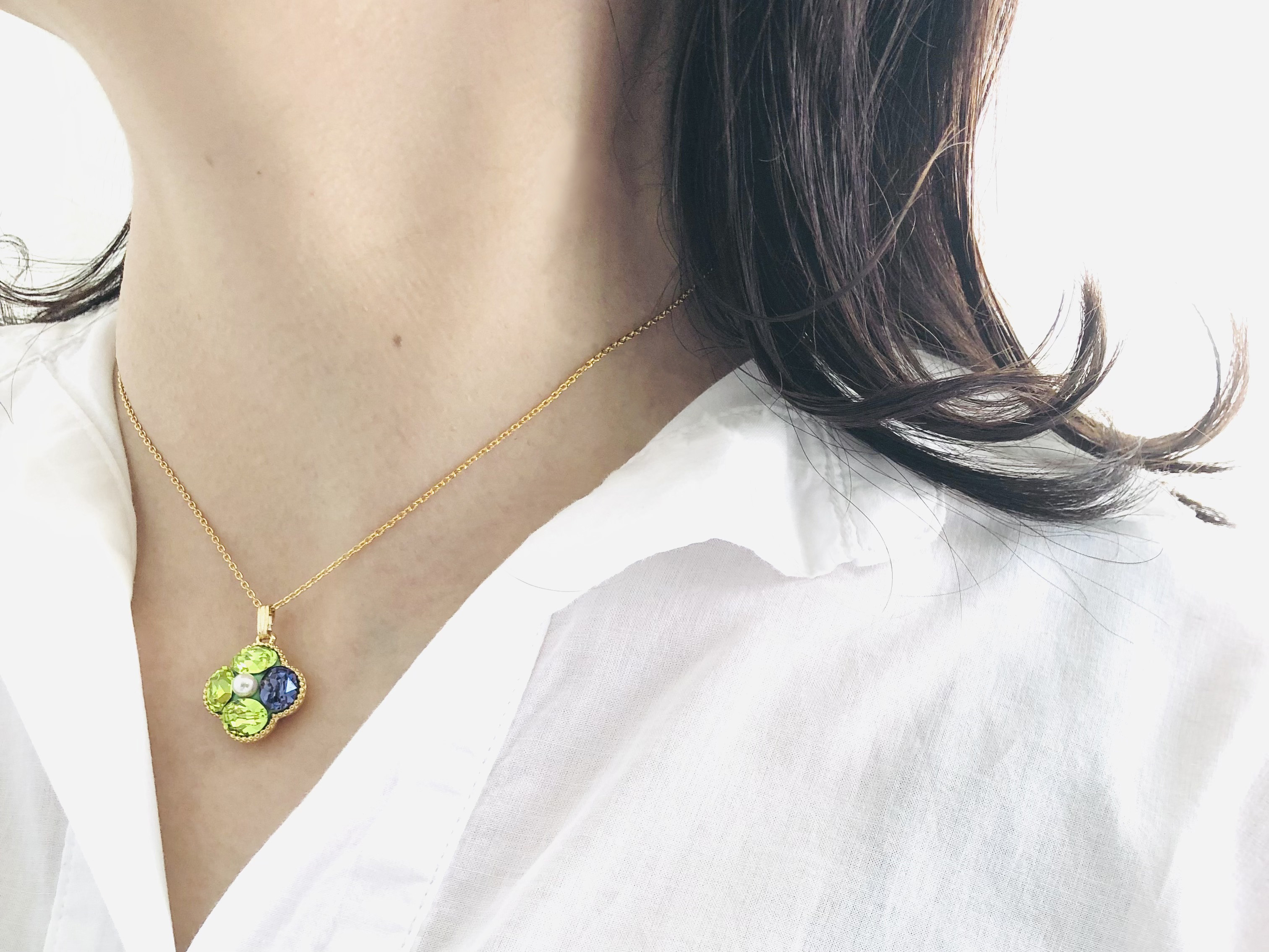 1回完結レッスン】ふっくら仕上げる「お花のペンダント」の作り方