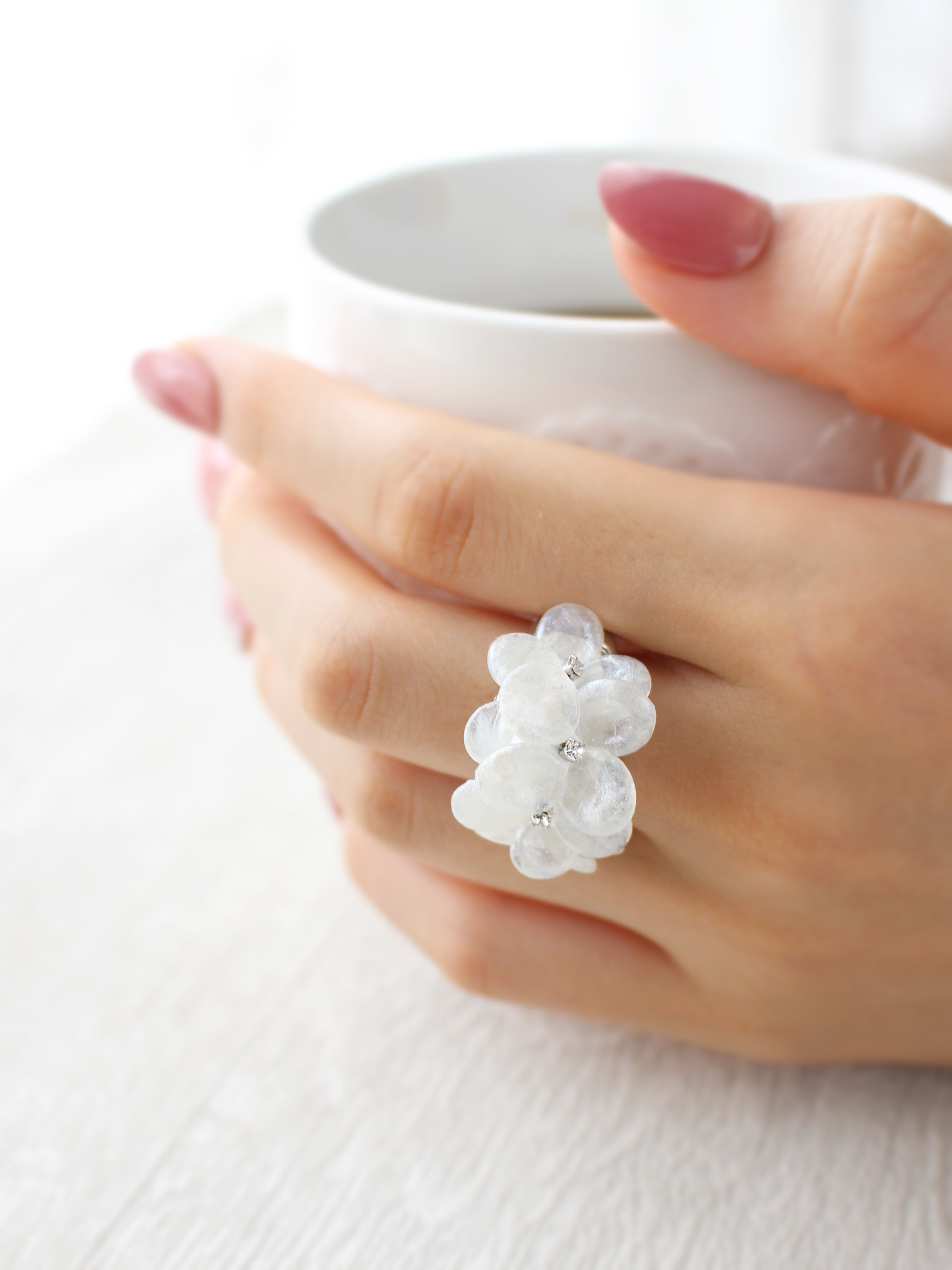 ｗGlueproを使ってお花パーツも作れるリングの制作方法の紹介画像4