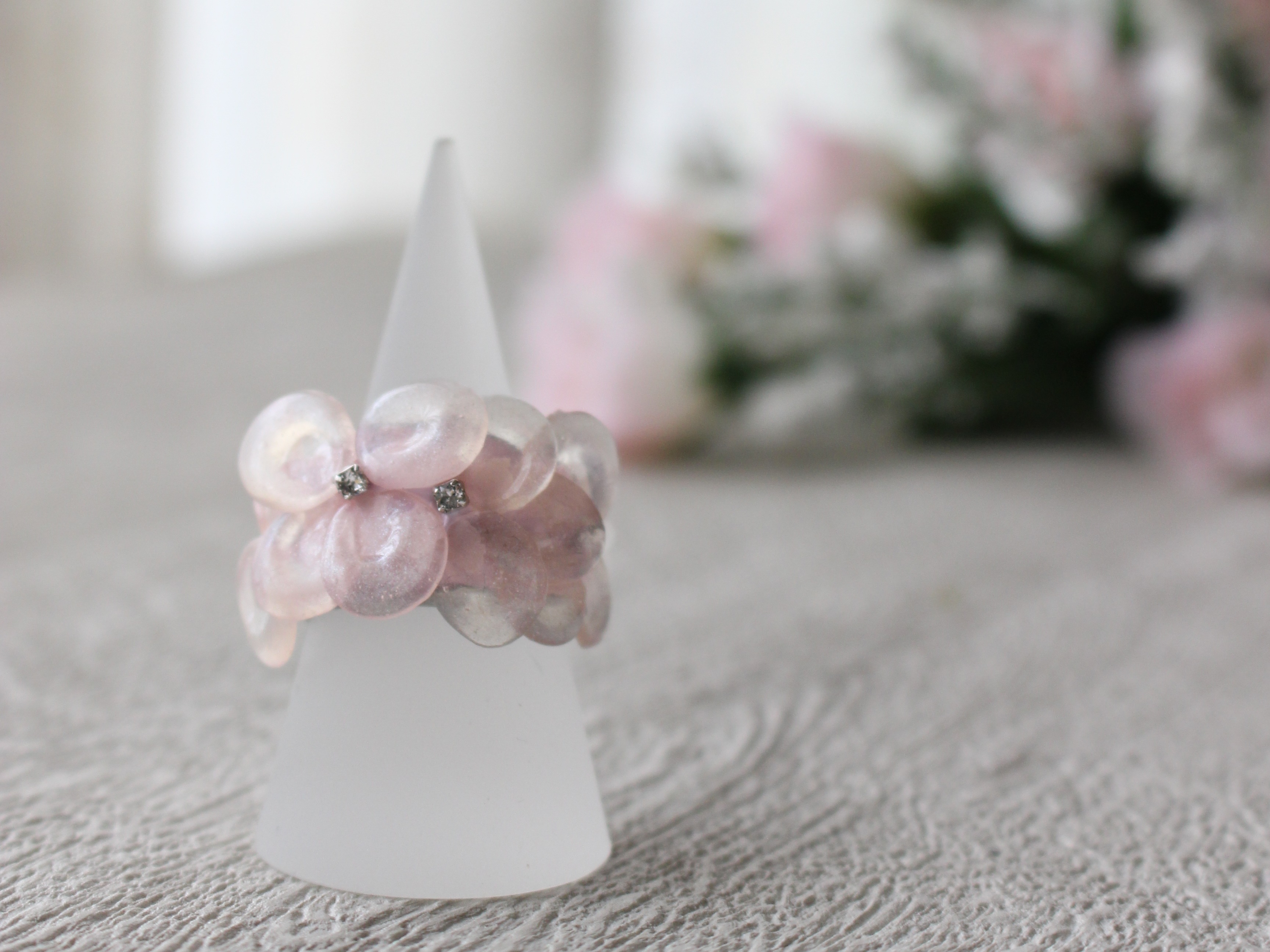 ｗGlueproを使ってお花パーツも作れるリングの制作方法の紹介画像6