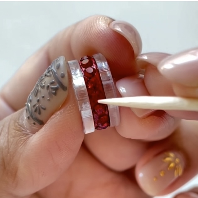 グルーデコで作るアクリルロンデルの紹介画像4