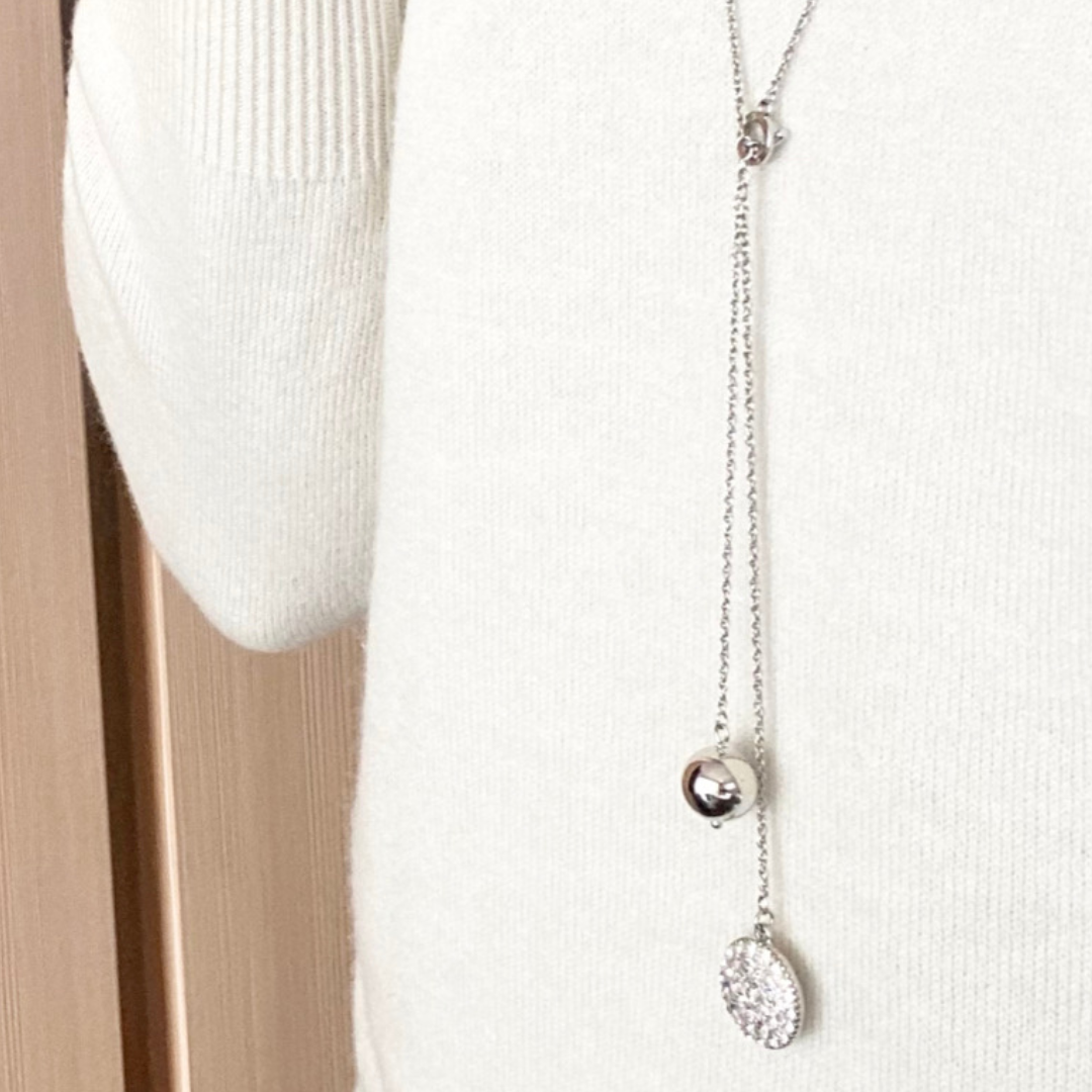 グルーデコ体験レッスン　Y字マンテル付きネックレスの紹介画像1