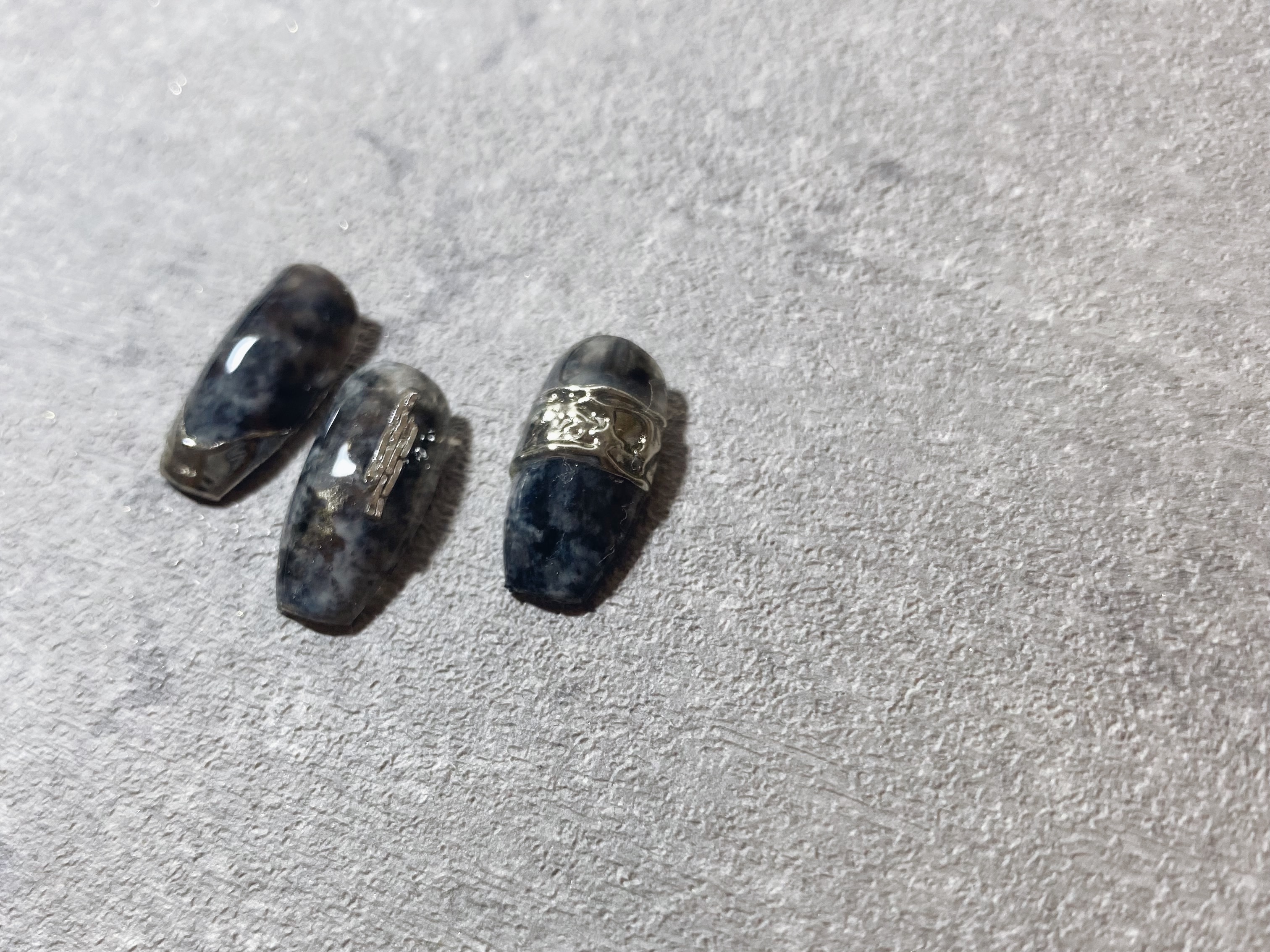 【実物ネイルチップ特典付き✨】時短！簡単！ニュアンスパイソン柄アートの紹介画像1