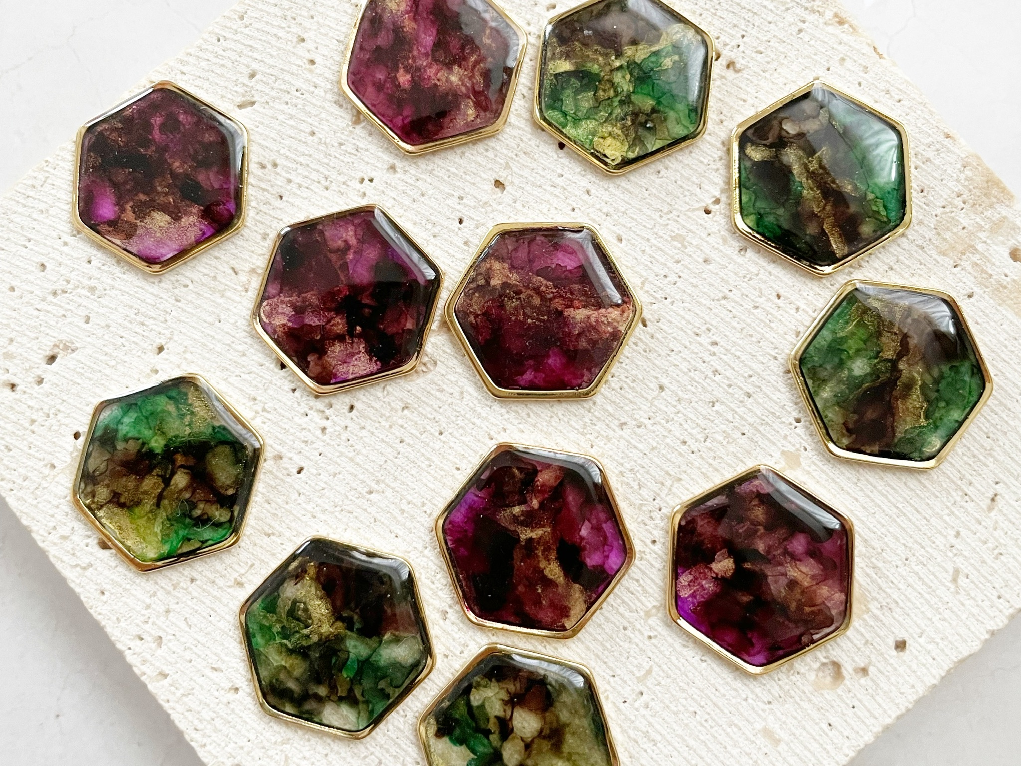 【レジン】インクアートで作る𓍯天然石ニュアンスの紹介画像2